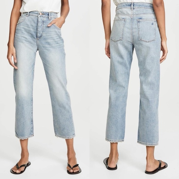 DL1961 • Jerry High Rise Vintage Straight Jean in Hawthorne - Picture 13 of 14